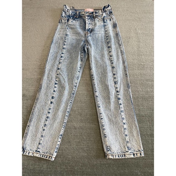 REVICE Denim - Revice Gemini Jeans Cotton Size 25 Acid Wash High Rise Cotton 25"